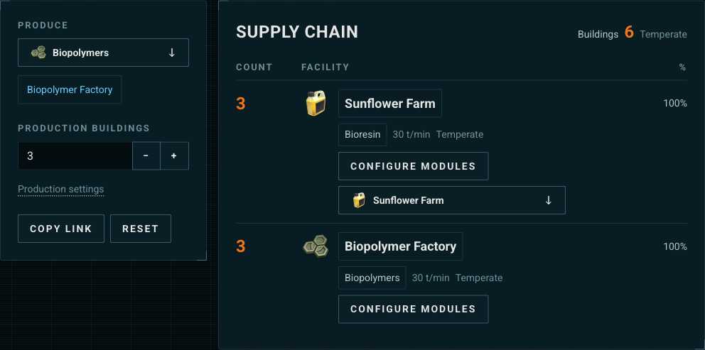 Production plan with upstream suppliers