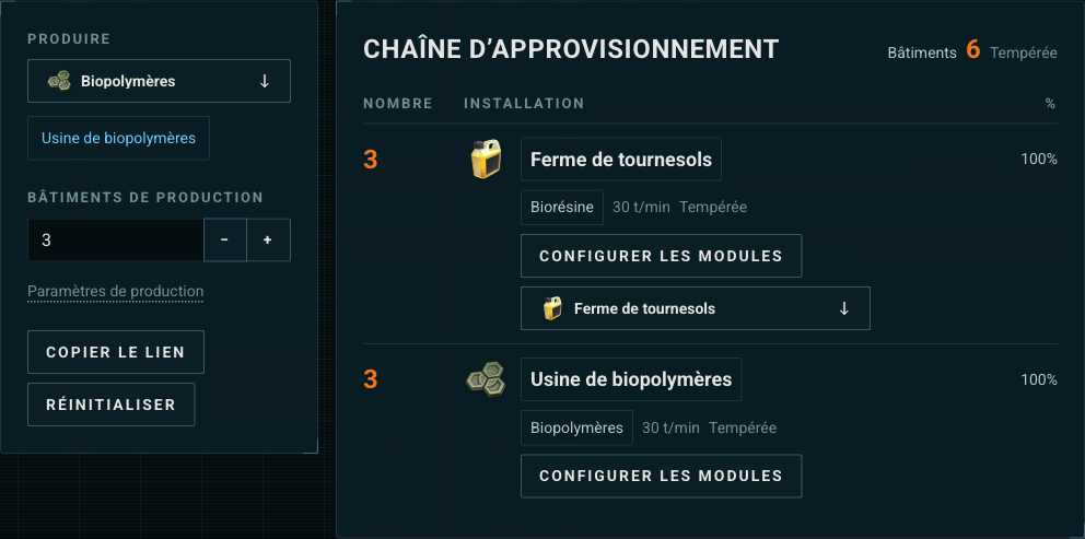 Plan de production avec fournisseurs en amont