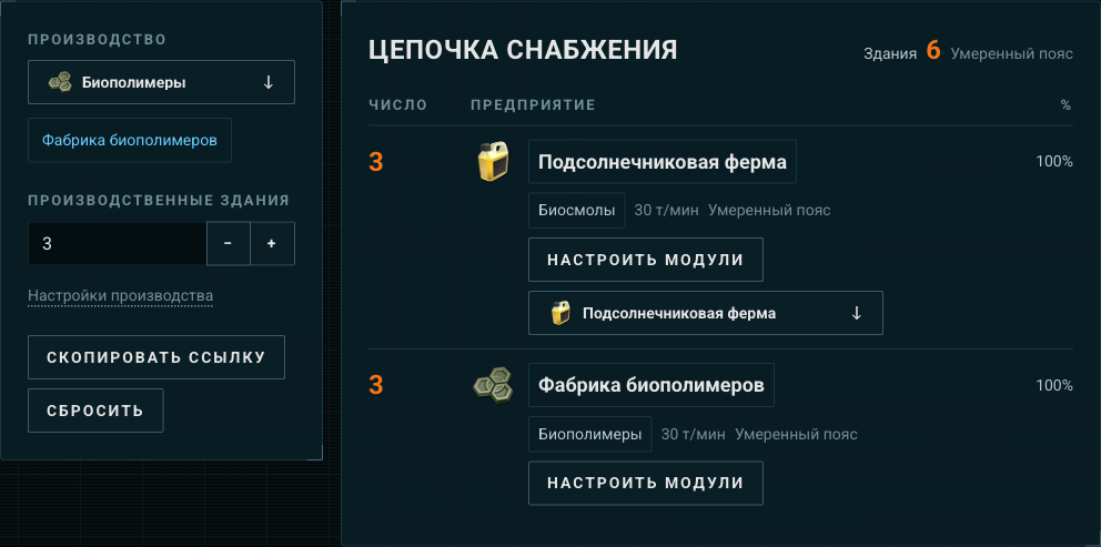 Производственный план с поставщиками сырья